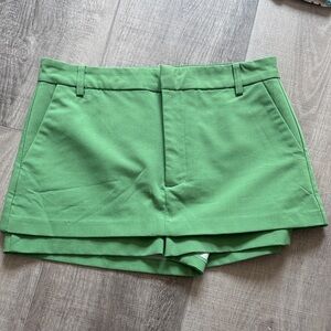 Zara Green Women's Skort